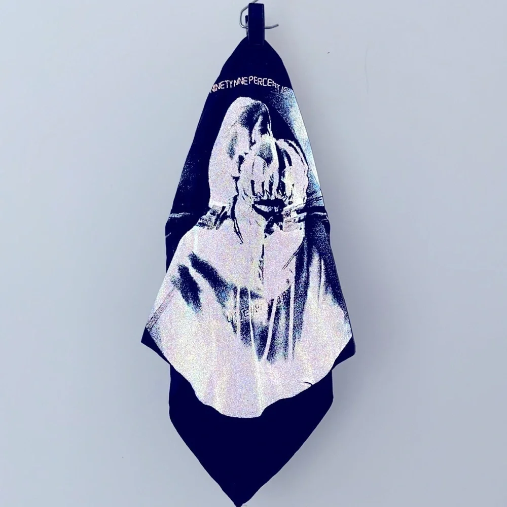 99% is Glow in the Dark graphic print face mask / neck gator 🐊 unisex pristine